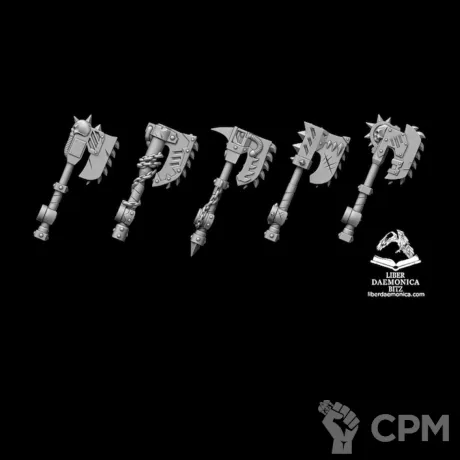 Описание картинки Axe set Husher (RIGHT HANDS) от Bazilevs по цене 497руб | Свободный Рынок Миниатюр - СРМ