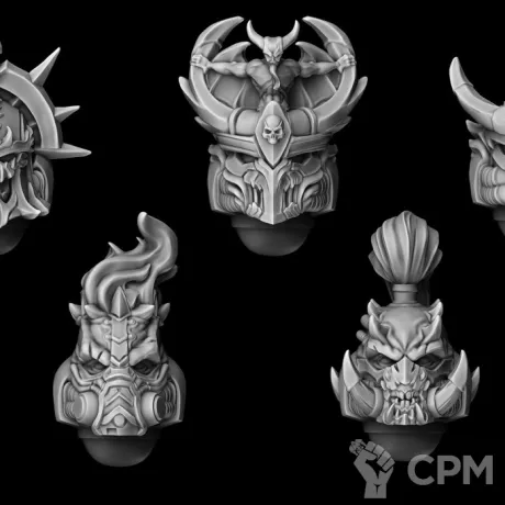 Описание картинки шлем тип Black от Bazilevs по цене 398руб | Свободный Рынок Миниатюр - СРМ