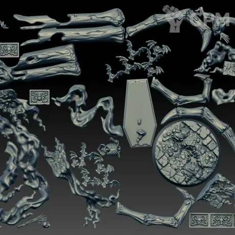 Описание картинки Soulblight Gravelords Manifestations (Scan) от AxeL's Forge по цене 2 700руб | Свободный Рынок Миниатюр - СРМ