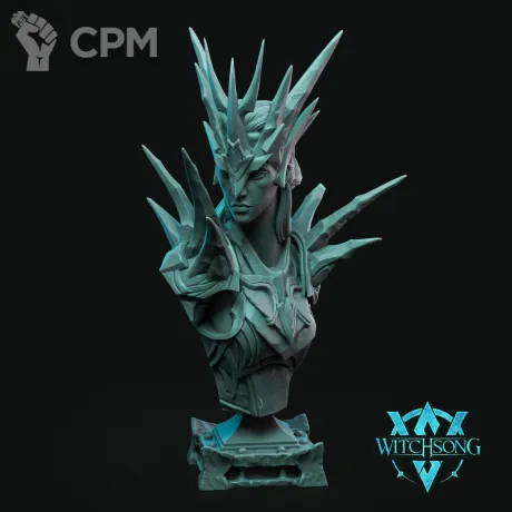 Описание картинки Bust - The Frost Queen от ADEPT M&P по цене 2 000руб | Свободный Рынок Миниатюр - СРМ