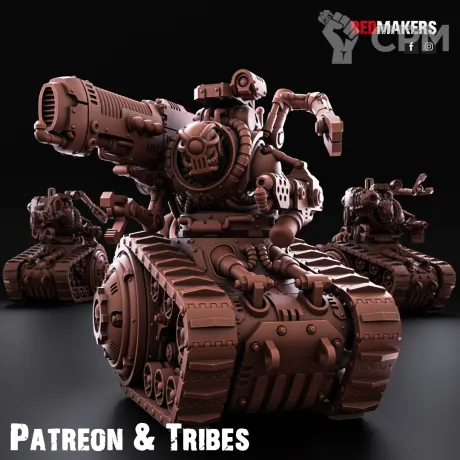 Описание картинки Mech-Destroyer от Wardog Workshop по цене 900руб | Свободный Рынок Миниатюр - СРМ