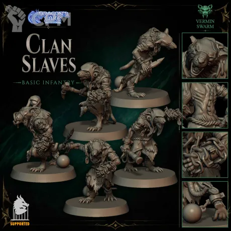Описание картинки Clan Slaves от Manufactorum76 по цене 750руб | Свободный Рынок Миниатюр - СРМ