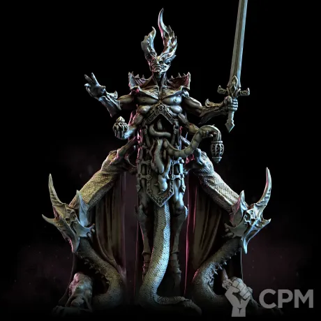 Описание картинки Vorukhan, Master of Liberation от Naggaroth Night по цене 3 500руб | Свободный Рынок Миниатюр - СРМ