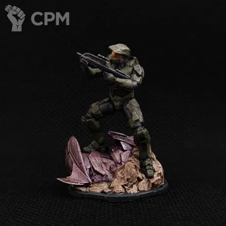 Описание картинки Мастер Чиф | Halo от Karas_pokras по цене 1 000руб | Свободный Рынок Миниатюр - СРМ
