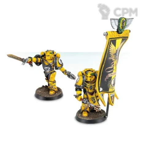 Описание картинки Imperial Fists Legion Command от Salamanders Anvil по цене 500руб | Свободный Рынок Миниатюр - СРМ