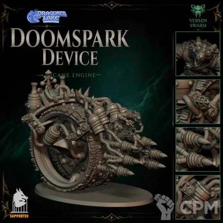 Описание картинки Doomspark Device от Manufactorum76 по цене 3 000руб | Свободный Рынок Миниатюр - СРМ