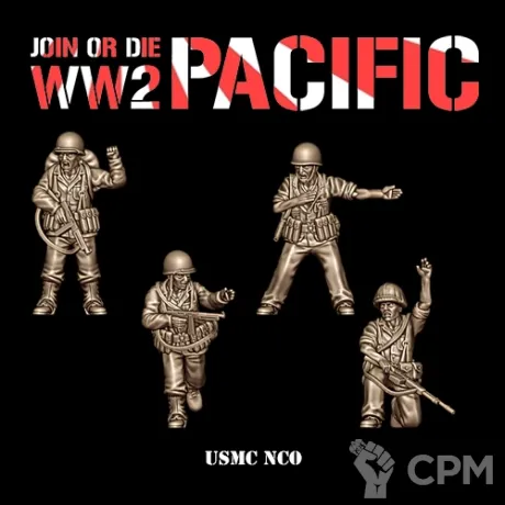 Описание картинки USMC NCO от 3DPrintClub по цене 95руб | Свободный Рынок Миниатюр - СРМ