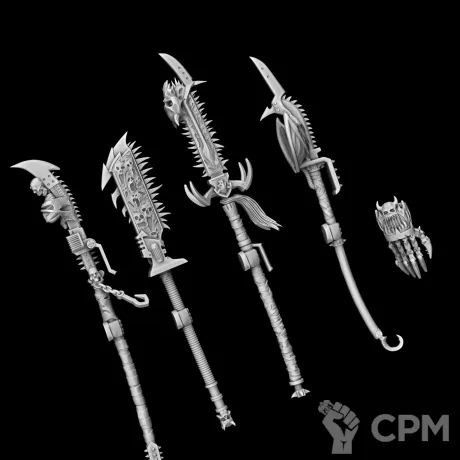 Описание картинки глефа тип Skin (правая рука) от Bazilevs по цене 497руб | Свободный Рынок Миниатюр - СРМ