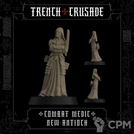 Описание картинки Combat Medic от Age of Printmar по цене 36руб | Свободный Рынок Миниатюр - СРМ