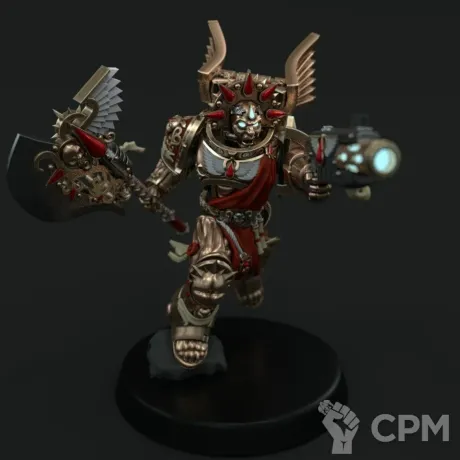 Описание картинки Commander Dante от MrMetalHorror по цене 450руб | Свободный Рынок Миниатюр - СРМ