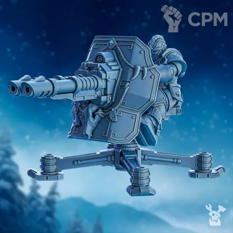 Описание картинки Space Wolves Firestrike Servo-turret от MrMetalHorror по цене 800руб | Свободный Рынок Миниатюр - СРМ