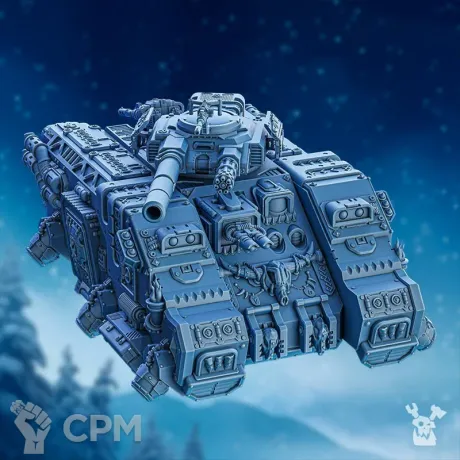 Описание картинки Space Wolves Repulsor от MrMetalHorror по цене 3 000руб | Свободный Рынок Миниатюр - СРМ
