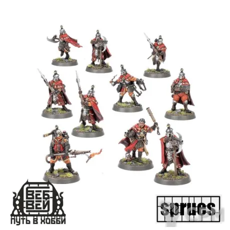 Описание картинки Freeguild Grenadiers (2 литника) от WebWay по цене 1 870руб | Свободный Рынок Миниатюр - СРМ