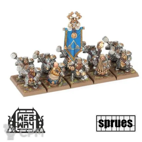 Описание картинки Hammerers / Longbeards (10шт) (6 литников) от WebWay по цене 2 860руб | Свободный Рынок Миниатюр - СРМ