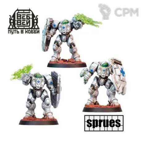 Описание картинки Terran - Medic (1 литник + прозр.) от WebWay по цене 1 815руб | Свободный Рынок Миниатюр - СРМ