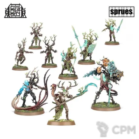 Описание картинки (Starter Set) Regiment of Renown -  Sylvaneth - The Twisted Branch (3 литника) от WebWay по цене 2 400руб | Свободный Рынок Миниатюр - СРМ