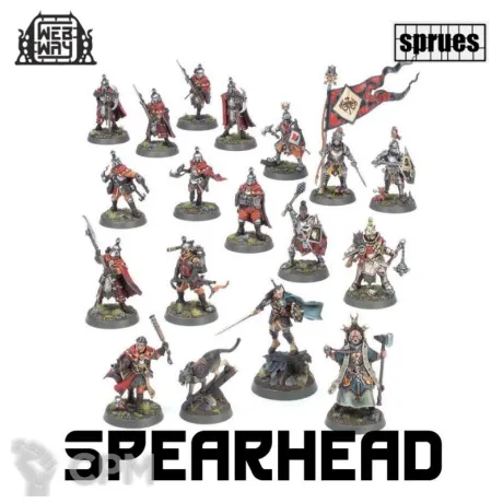 Описание картинки (Starter Set) Spearhead - Cities of Sigmar - Sentinels of Embergard (6 литников) от WebWay по цене 5 225руб | Свободный Рынок Миниатюр - СРМ