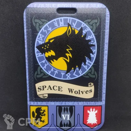 Описание картинки Картхолдер Space Wolves от Fle94 по цене 300руб | Свободный Рынок Миниатюр - СРМ