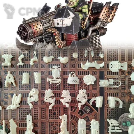 Описание картинки Big Mek Dakkarig от Crimson tread по цене 1 200руб | Свободный Рынок Миниатюр - СРМ