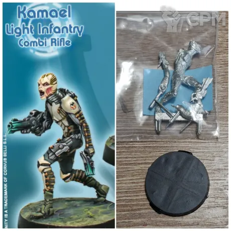 Описание картинки Kamael with combi rfile от Canis_Wolfborn по цене 400руб | Свободный Рынок Миниатюр - СРМ
