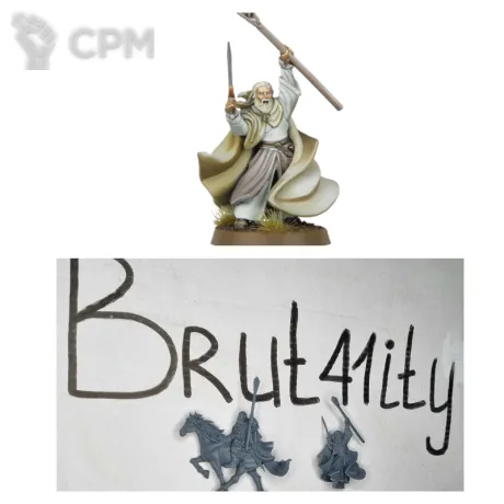 Описание картинки Gandalf the White от Brutality по цене 200руб | Свободный Рынок Миниатюр - СРМ