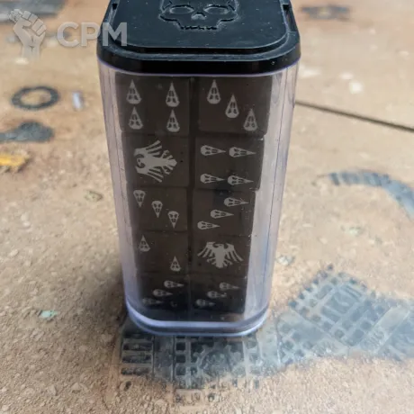 Описание картинки Raven guard dice set от suzyrainlex по цене 2 500руб | Свободный Рынок Миниатюр - СРМ