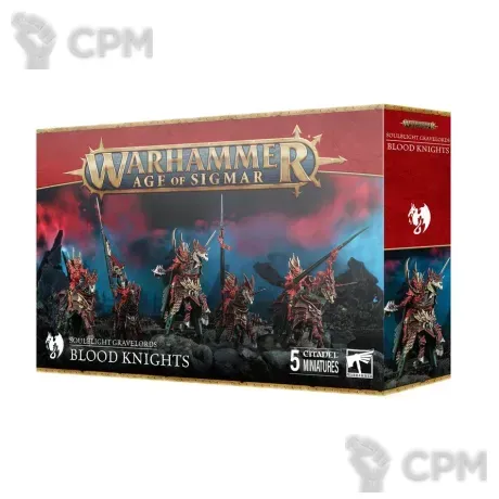 Описание картинки Age of Sigmar SOULBLIGHT GRAVELORDS: BLOOD KNIGHTS от Bortich по цене 4 500руб | Свободный Рынок Миниатюр - СРМ