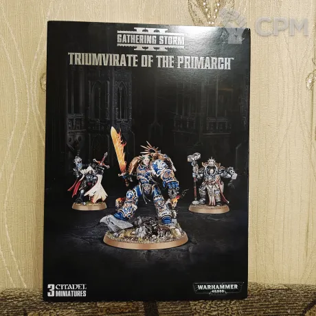 Описание картинки Triumvirate of the Primarch Roboute Guilliman / Cypher / Voldus от Trazyn's Collection по цене 14 300руб | Свободный Рынок Миниатюр - СРМ