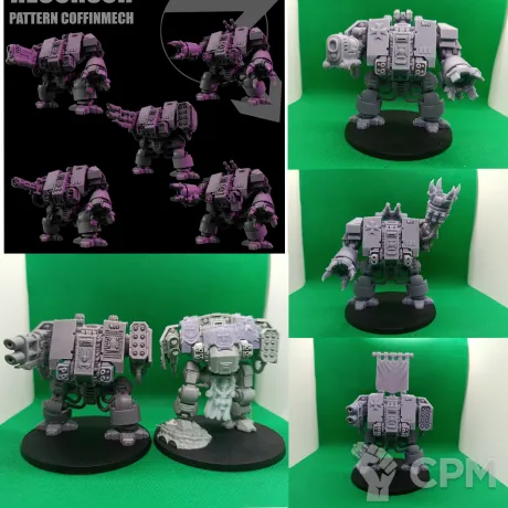 Описание картинки Dreadnought Redemptor/Brutalis/Ballistus от Templar Forge по цене 1 600руб | Свободный Рынок Миниатюр - СРМ