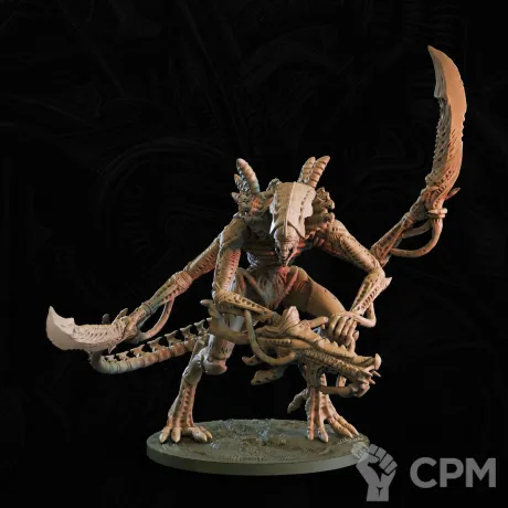 Описание картинки Tyranid Warrior от PlasticShop по цене 300руб | Свободный Рынок Миниатюр - СРМ