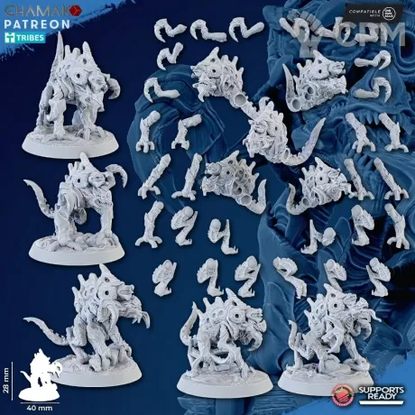 Описание картинки Barbgaunts 5шт от PlasticShop по цене 350руб | Свободный Рынок Миниатюр - СРМ