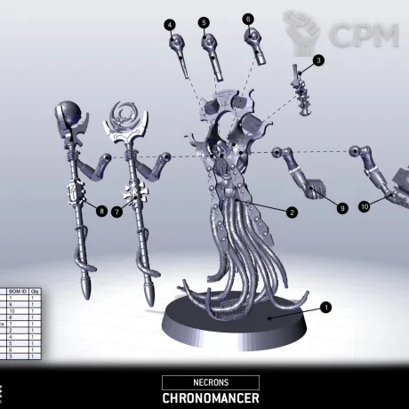 Описание картинки Chronomancer от PlasticShop по цене 150руб | Свободный Рынок Миниатюр - СРМ