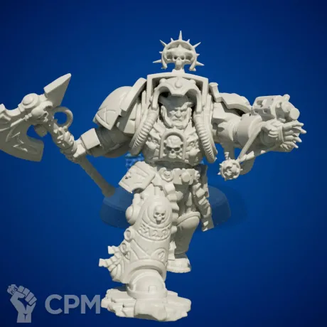 Описание картинки Librarian in Terminator Armour от PlasticShop по цене 150руб | Свободный Рынок Миниатюр - СРМ