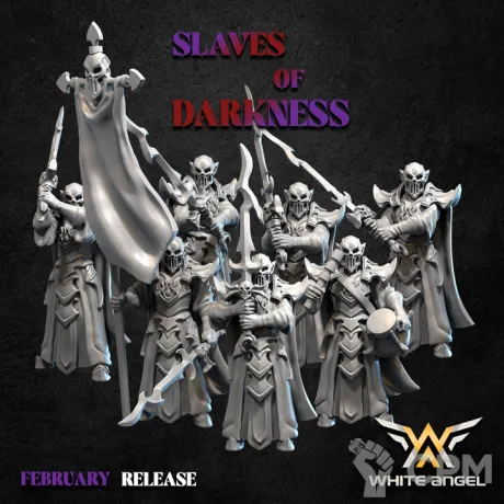 Описание картинки Executioners 7 шт.(студия WHITE ANGEL MINIATURES) от Brutality по цене 1 300руб | Свободный Рынок Миниатюр - СРМ