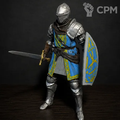 Описание картинки Покрашенный Рыцарь Асторы Dark Souls (Oscar of Astora) от yastr3b по цене 100руб | Свободный Рынок Миниатюр - СРМ
