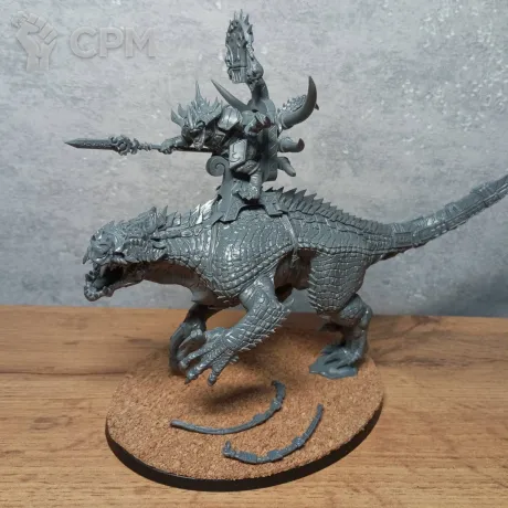 Описание картинки Saurus Oldblood on Carnosaur от Hyorntand по цене 7 000руб | Свободный Рынок Миниатюр - СРМ