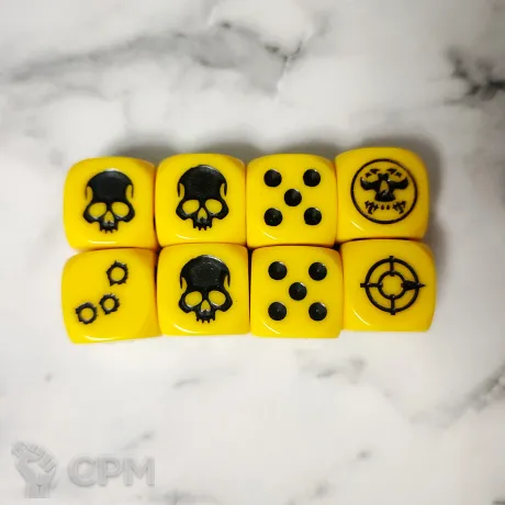 Описание картинки Жёлтые кубы от GOSThammer по цене 1 500руб | Свободный Рынок Миниатюр - СРМ