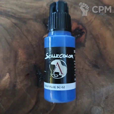 Описание картинки Scalecolor SC-52 Tesla Blue от Selena по цене 570руб | Свободный Рынок Миниатюр - СРМ