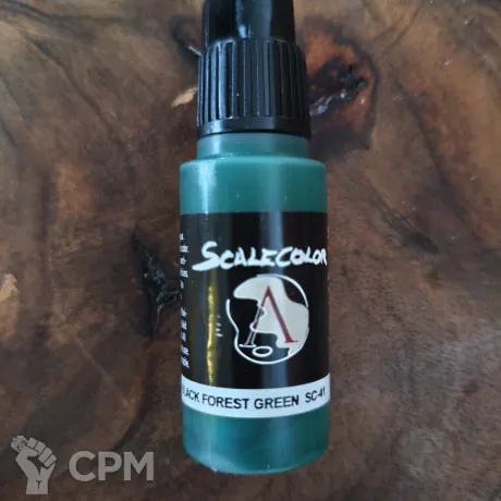 Описание картинки Scalecolor SC-41 Black Forest Green от Selena по цене 570руб | Свободный Рынок Миниатюр - СРМ