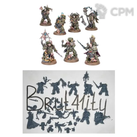 Описание картинки Death Guard Kill Team 7 шт. от Brutality по цене 700руб | Свободный Рынок Миниатюр - СРМ
