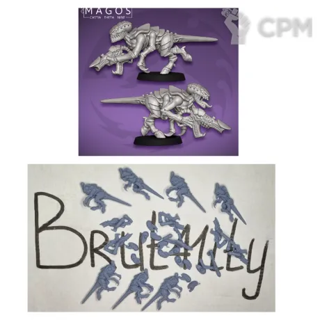 Описание картинки Termagants 7 шт. от Brutality по цене 300руб | Свободный Рынок Миниатюр - СРМ