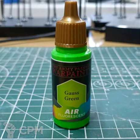 Описание картинки The Army Painter Gauss Green air fluorescent от Mr.Green по цене 350руб | Свободный Рынок Миниатюр - СРМ