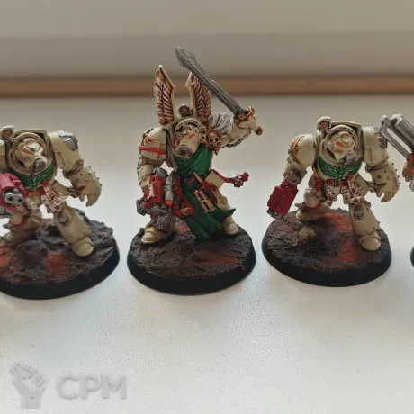 Описание картинки Warhammer 40K Dark Angels Deathwing Terminators от  по цене 500руб | Свободный Рынок Миниатюр - СРМ