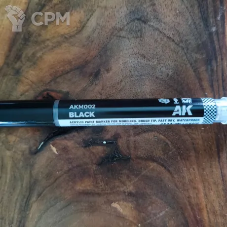 Описание картинки Маркер AK Playmarkers AKM002 Black от Selena по цене 360руб | Свободный Рынок Миниатюр - СРМ