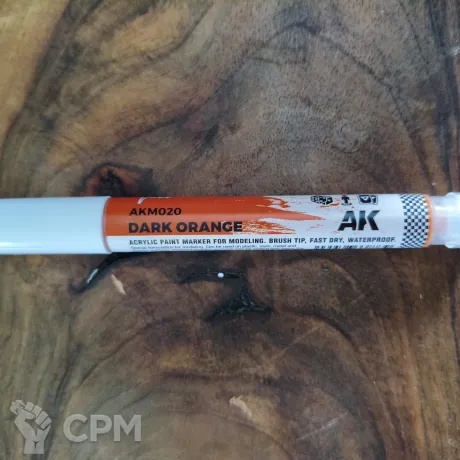 Описание картинки Маркер AK Playmarkers AKM020 Dark Orange от Selena по цене 360руб | Свободный Рынок Миниатюр - СРМ