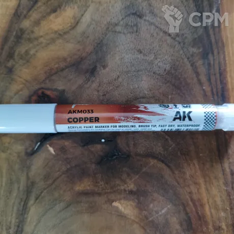 Описание картинки Маркер AK Playmarkers AKM033 Copper от Selena по цене 360руб | Свободный Рынок Миниатюр - СРМ