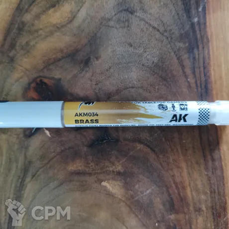 Описание картинки Маркер AK Playmarkers AKM034 Brass от Selena по цене 360руб | Свободный Рынок Миниатюр - СРМ