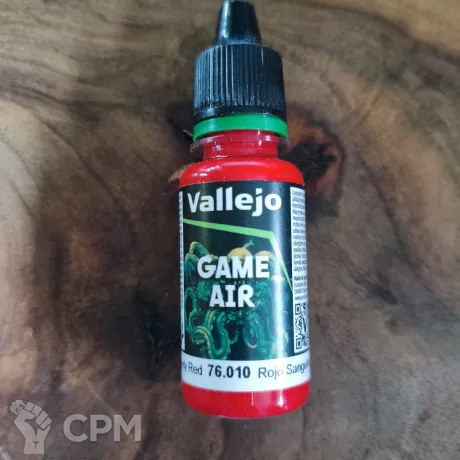 Описание картинки Vallejo Game Air - 76.010 Bloody Red от Selena по цене 299руб | Свободный Рынок Миниатюр - СРМ