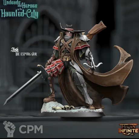 Описание картинки Ash The Expurgator от Brutality по цене 400руб | Свободный Рынок Миниатюр - СРМ