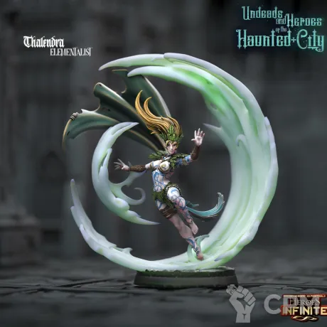 Описание картинки Thalendra Elementalist от Brutality по цене 500руб | Свободный Рынок Миниатюр - СРМ